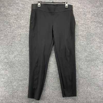 Simply Vera Vera Wang Leggings Womens XL Black Stretch Workout Pull On 32x27
